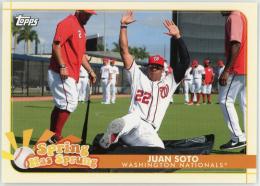 2020 Topps Opening Day Spring Has Sprung #SHS19 Juan Soto