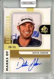 2012 Upper Deck SP Authentic  Dustin Johnson DISTINCTION Autograph 08/35