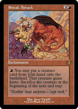 Sneak Attack 旧枠Foil