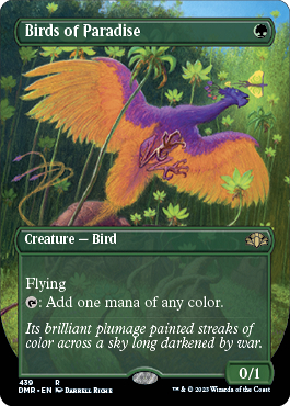 ミントモール / MINT GAMES MTG店 / 【DMR】【ENG】【Foil】《極楽鳥/Birds of Paradise》 ボーダーレス版