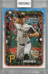 2024 Topps Holiday Paul Skenes Base #H165 RC Pittsburgh Pirates