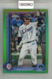2025 TOPPS Chrome NPB 渡部聖弥 #121 Green Refractor【16/99】 埼玉西武ライオンズ