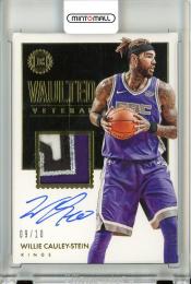 2017-18 Panini Encased  Willie Cauley-Stein Vaulted Veteran Patch Autograph Prime 09/10