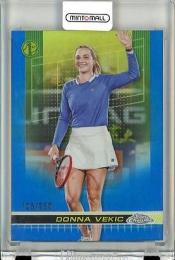 2024 Topps Chrome Tennis Donna Vekic #48 Blue Refractors【125/250】