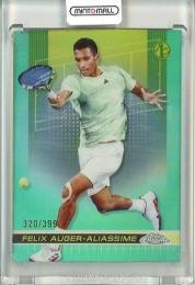 2024 Topps Chrome Tennis Felix Auger-Aliassime #127 Aqua Refractors【320/399】