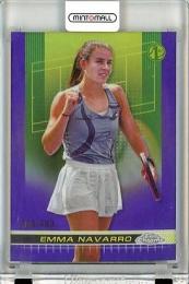 2024 Topps Chrome Tennis Emma Navarro #141 Purple Refractors【409/499】