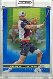 2024 Topps Chrome Tennis Grigor Dimitrov #163 Blue Refractors【119/250】