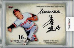 2011 BBM Legend of Bs 2011 ～蘇る黄金の70's～ 足立光宏 直筆サインカード【47/49】