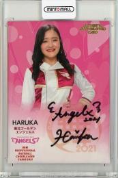 2021 BBM チアリーダー 舞  HARUKA 直筆サインカード 22/90