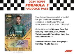 FORMULA 1 2024 TOPPS PADDOCK PASS HOBBY