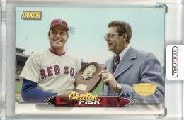 2024 Stadium Club Carlton Fisk Members Only Boston Red Sox