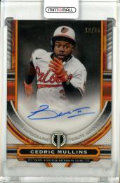 2023 Topps Tribute Cedric Mullins  Autographs Orange【19/25】 Baltimore Orioles