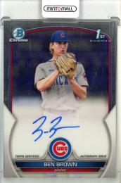 2023 Bowman Ben Brown Chrome Prospect Autographs Chicago Cubs