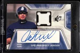 2001 SPx #150 Ichiro Suzuki RC Jersey Autograph Seattle Mariners