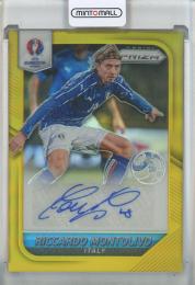 2016 Panini Prizm UEFA Euro '16 Riccardo Montolivo Prizms Gold #92【04/10】《裏面右下微擦れ有り》 Italy