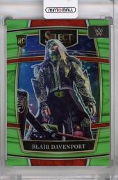 2022 Panini Select WWE  Blair Davenport Neon Green #73 17/49