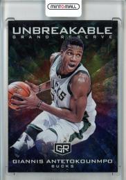 2016-17 Panini Prizm Giannis Antetokounmpo Unbreakable Grand Reserve Milwaukee Bucks