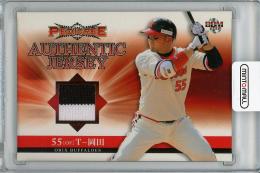 【裏面微スレあり】2012 BBM オリックス・バファローズ 「PEDIGREE」 T-岡田 ジャージカード【045/180】