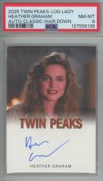2025 Twin Peaks: Log Lady Heather graham Auto【PSA8】