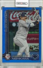2025 Topps NPB  西川愛也 ブルー【008/150】 埼玉西武ライオンズ
