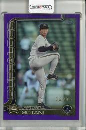 2025 Topps NPB  曽谷龍平 パープル【32/75】 オリックス・バファローズ