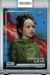 2024 Topps Star Wars Chrome Princess Leia Blue Refractor/#69【037/150】