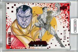 2020 Upper Deck Marvel Anime Peach Momoko Artist Autographs Red/Colossus/#56【036/120】