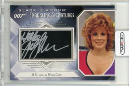 2023 Upper Deck Black Diamond James Bond Jill St. John/Tiffany Case Sparkling-Signatures