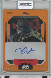2023 Topps Finest Star Wars Cards  Carey Jones as Krrsantan Finest Autographs/Orange/#FA-CJ 8/25