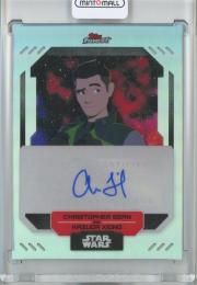 2023 Topps Finest Star Wars Cards  Christopher Sean as Kazuda Xiono Finest Autographs/#FA-CS