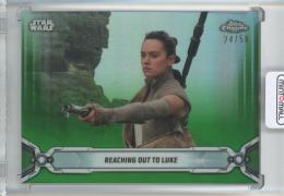 2019 Topps Star Wars Chrome Legacy  Reaching out to Luke Base/Green/#175 24/50