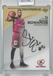 BBM×B.LEAGUE TRADING CARDS 2018-19 SEASON FAST BREAK 1st Half  シェーン・エドワーズ 直筆サインカード 55/90