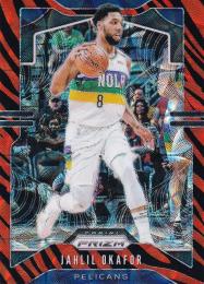 2019-20 Panini Prizm New Orleans Pelicans Jahlil Okafor Base Tiger Stripe #171