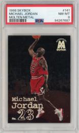 1998 SKYBOX MOLTEN METAL Michael Jordan #141【PSA8】