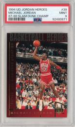 1994 UD JORDAN HEROES Michael Jordan #39【PSA9】