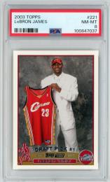 2003 TOPPS LeBron James #221【PSA8】