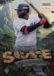2025 TOPPS Stadium Club NPBプロ野球 #SSL-4 G.ポランコ(ロッテ) SAVAGE SLUGGERS インサートカード