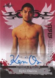 2010 LEAF MMA Metal Autographs Red Kenji Osawa