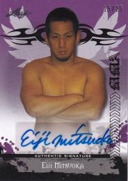 2010 LEAF MMA Metal Autographs Purple Elji Mitsuoka 【15/25】