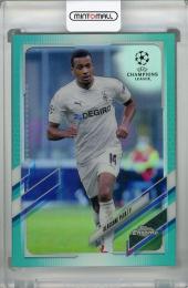 2020-21 Topps Chrome UEFA Champions League VfL Borussia Monchengladbach Alassane Plea Base Aqua(パラレル版) 166/199