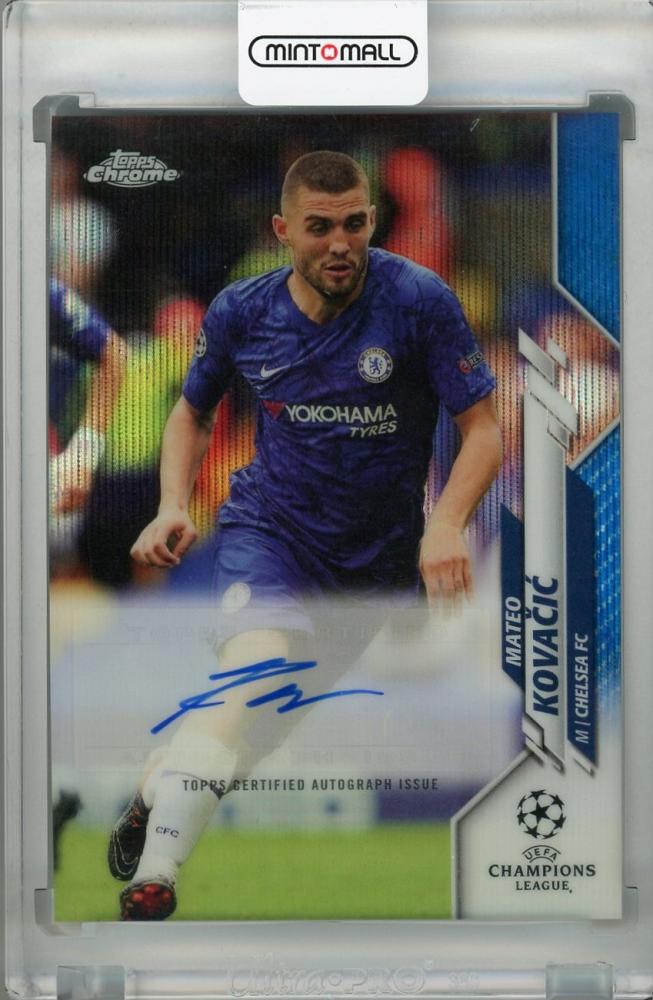 ミントモール / MINT 浦和店 / 2019-20 Topps Chrome UEFA Champions League Chelsea FC  Mateo Kovacic Autographs Blue Wave(パラレル版) 24/75