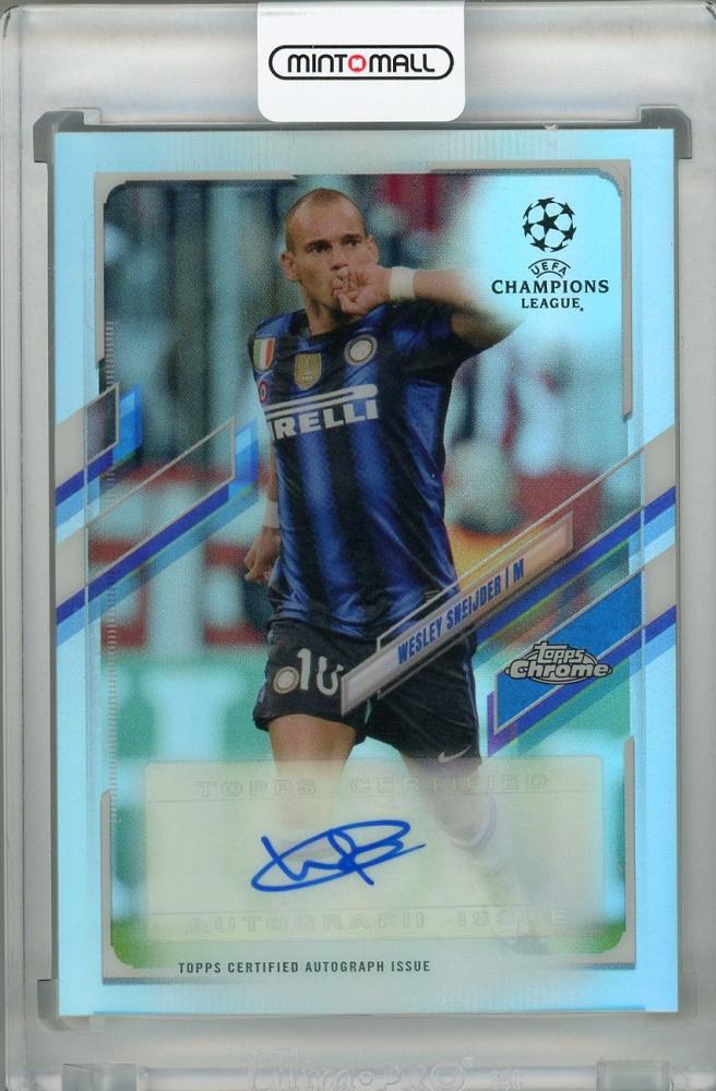 Topps Chrome Sneijder スナイデル 直筆サインカード ミントモール / MINT 浦和店 / 2020-21 Topps Chrome UEFA