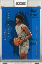2022 Skybox Metal Universe Champions Shaedon Sharpe Fresh Foundation Precious Metal Gems Blue #FF50【11/50】《初期傷あり》