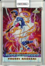 2024 TOPPS NPB CHROME ベースボールカード 万波 中正 SUPERCHARGED 北海道日本ハム