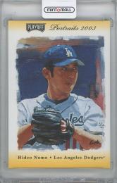 2003 PLAYOFF Portraits Materials Gold #140 Jersey / HIDEO NOMO(New York Mets) 【11/25】