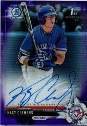 2017 BOWMAN Draft  直筆サインカード Kacy Clemens179/250
