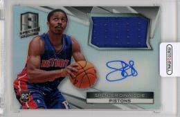 2014-15 Panini Spectra  Spencer Dinwiddie Jersey Autographs RC #44 008/125