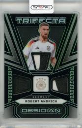 2023-24 Panini Obsidian Robert Andrich Trifecta Material Electric Etch Green #16【2/5】