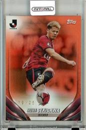 2024 TOPPS Jリーグ フラッグシップ 関川郁万 #53 Orange Foil【19/25】 鹿島アントラーズ