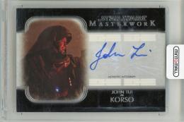 2020 TOPPS Star Wars Masterwork Autographs #AJT Korso(John Tui)